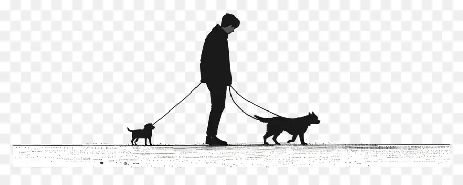 El Hombre Al Perro De Paseo，Persona PNG