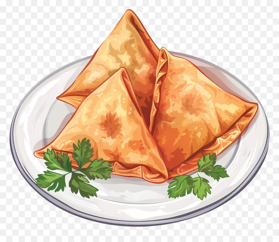 Samosa，Bocadillo PNG