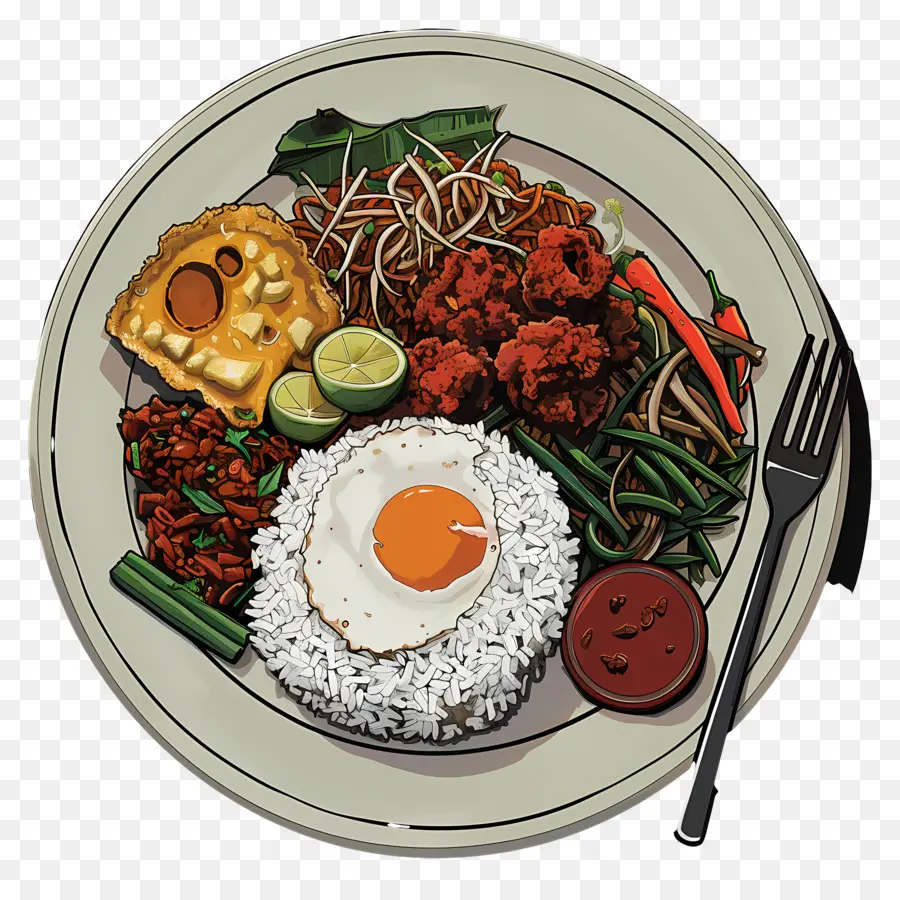 Nasi Kandar，Fotografía De Comida PNG