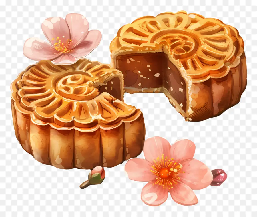 Pasteles De Luna，Chino De Pastelería PNG