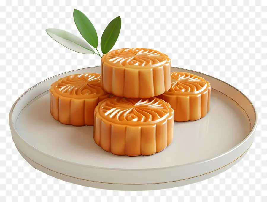 Pasteles De Luna，Mooncake PNG