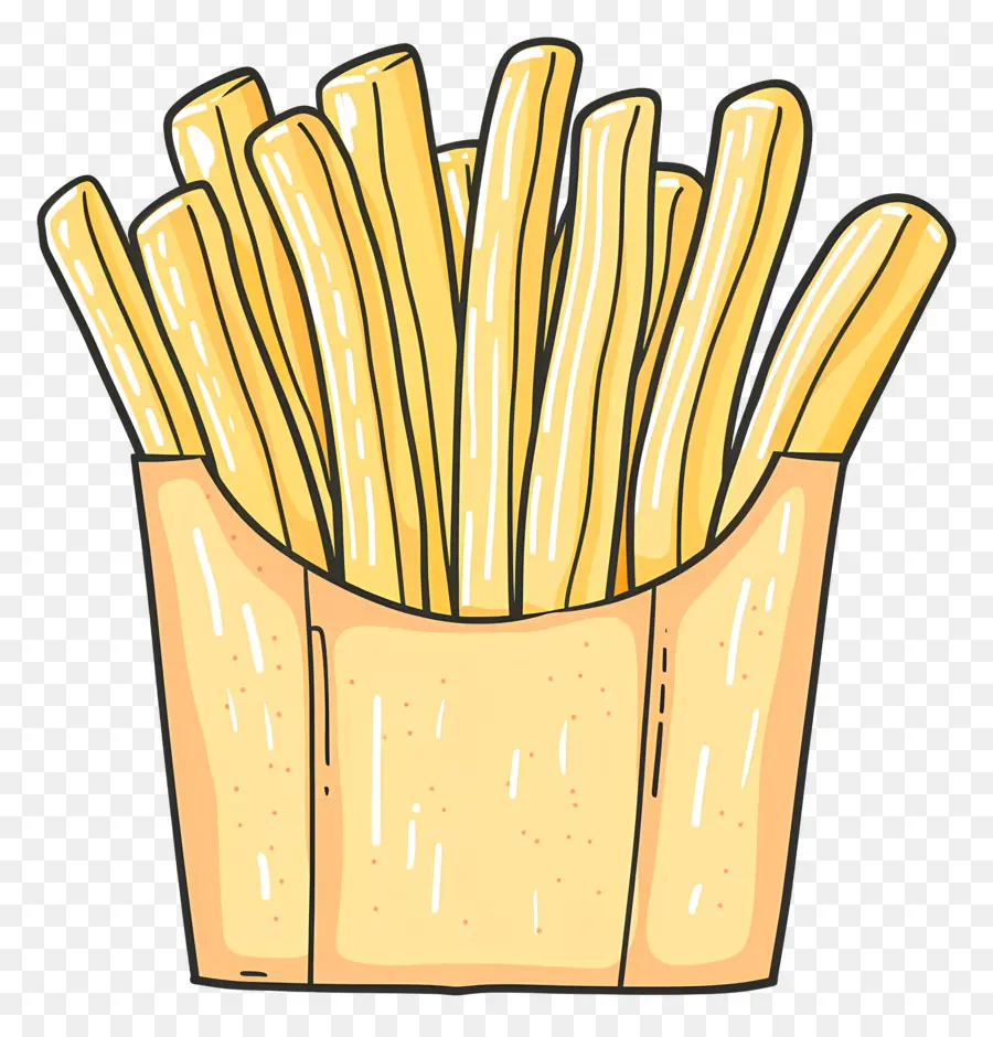 Las Papas Fritas，Comida Rápida PNG