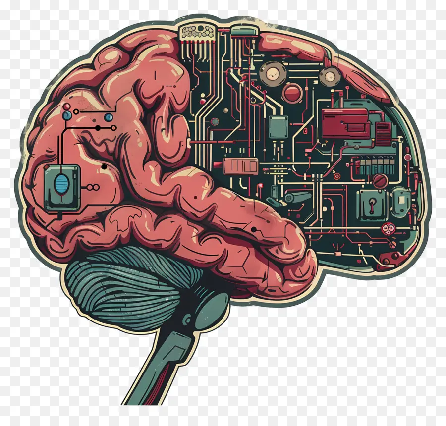 Cerebro Artificial，Cerebro PNG