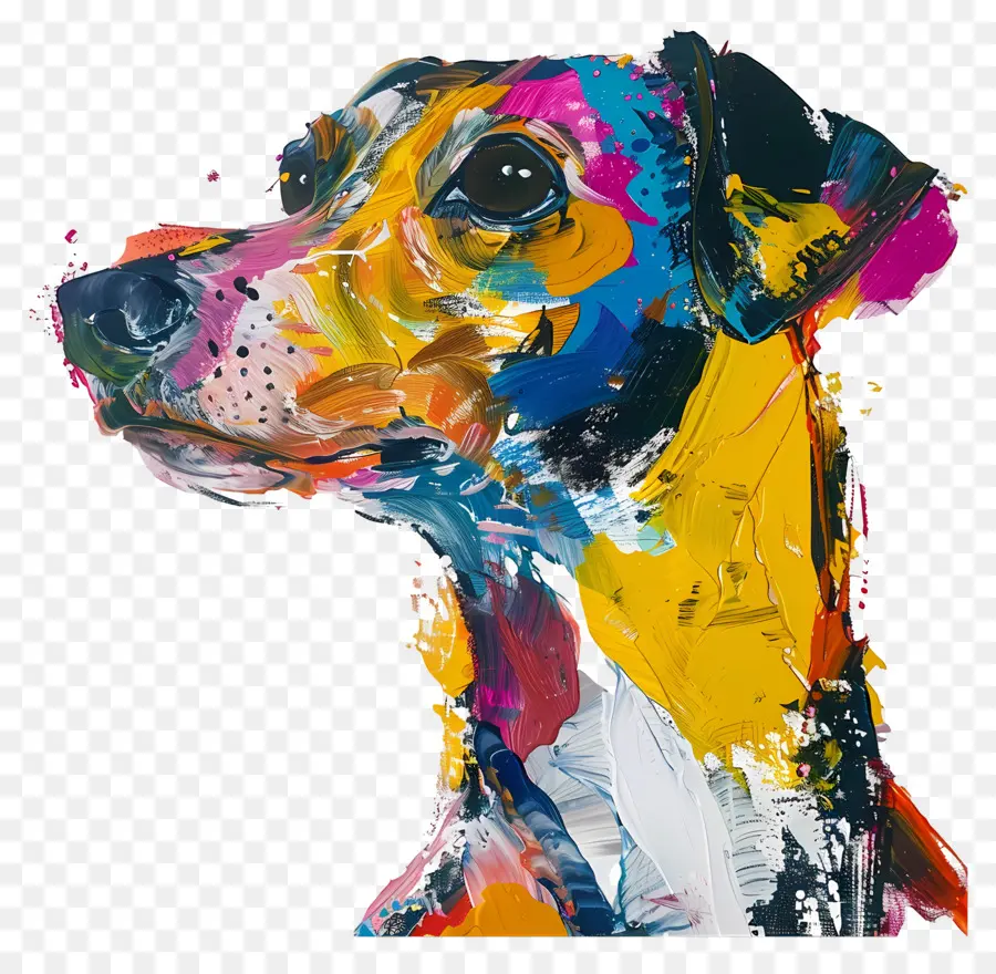 Pintura Al óleo，Perro PNG