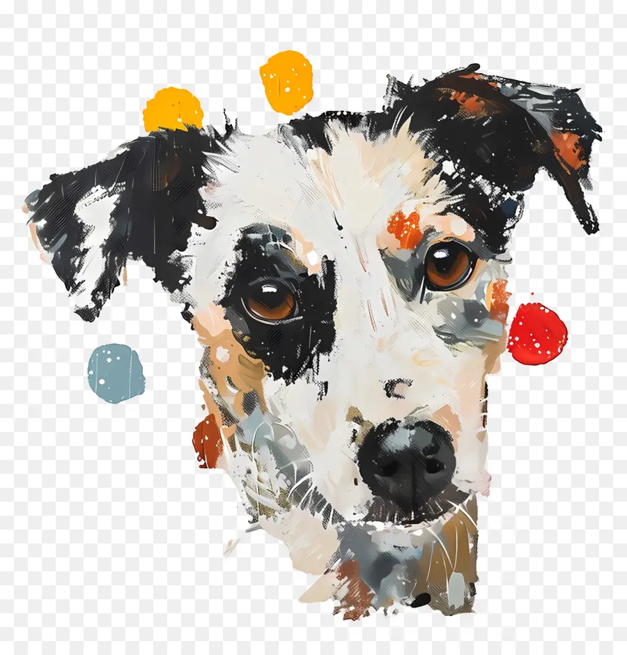 Pintura Al óleo，Perro PNG