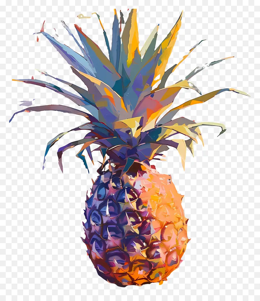 Pintura Al óleo，Piña PNG