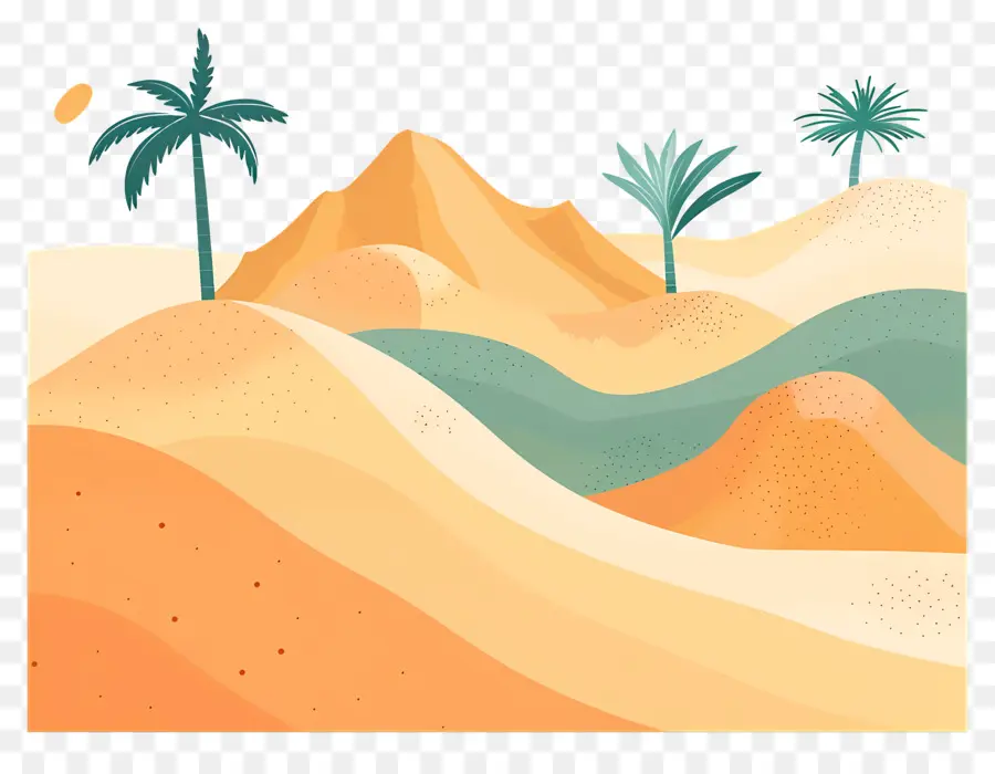 Dunas Del Desierto，Paisaje Del Desierto PNG