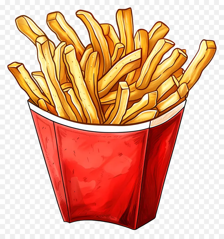 Las Papas Fritas，Comida Rápida PNG