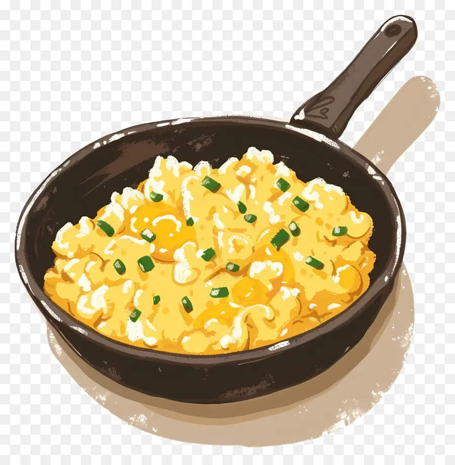 Sartén，Huevos Revueltos PNG