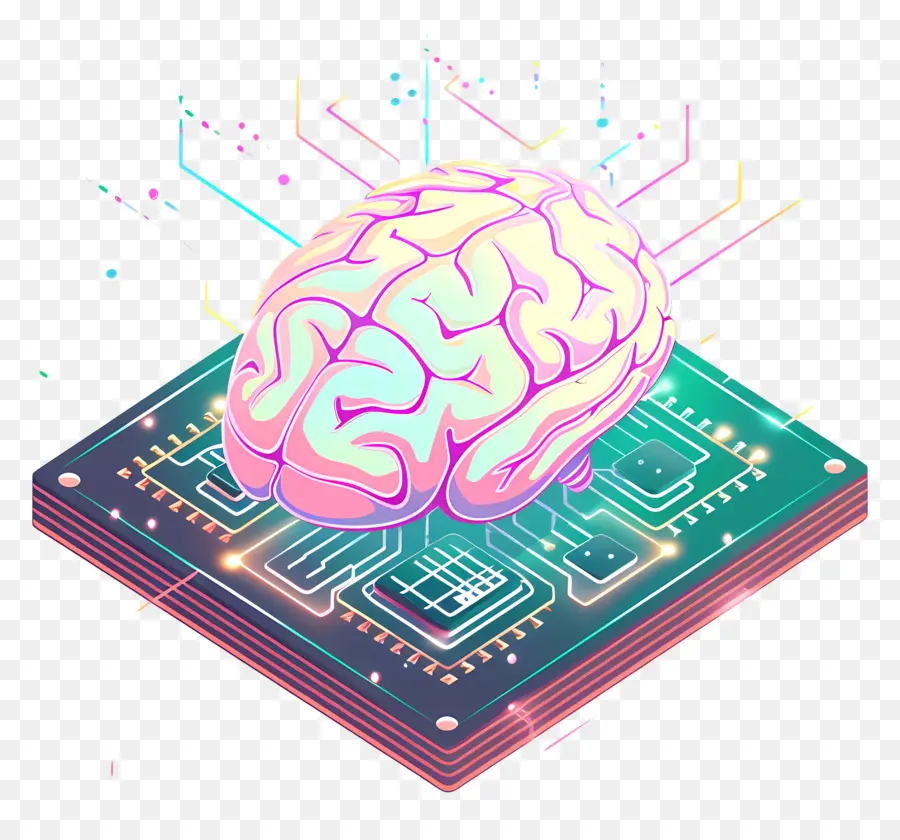 La Inteligencia Artificial，Cerebro PNG
