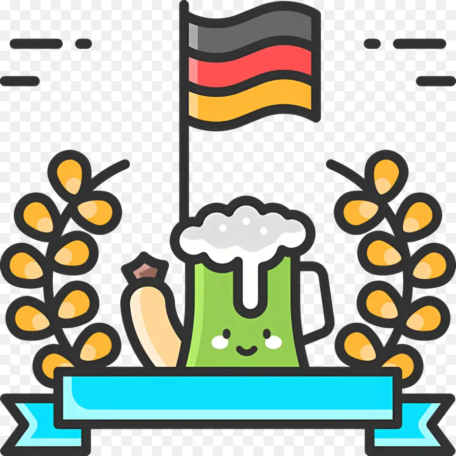 Oktoberfest，Spanish Flag PNG