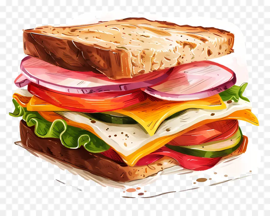 Sandwich，Comida Rápida PNG