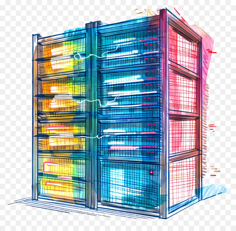 Servidor De Datos，Servidor En Rack PNG