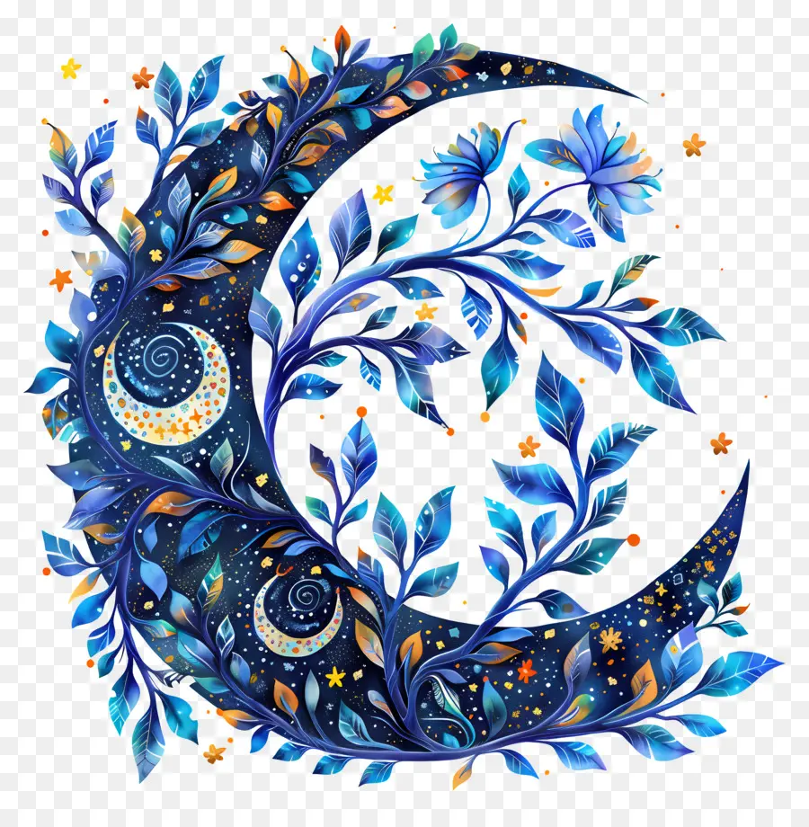 Noche De Verano，Luna Creciente PNG