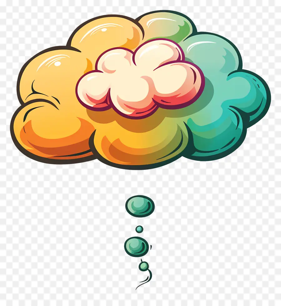 Burbuja De Pensamiento，Nube PNG