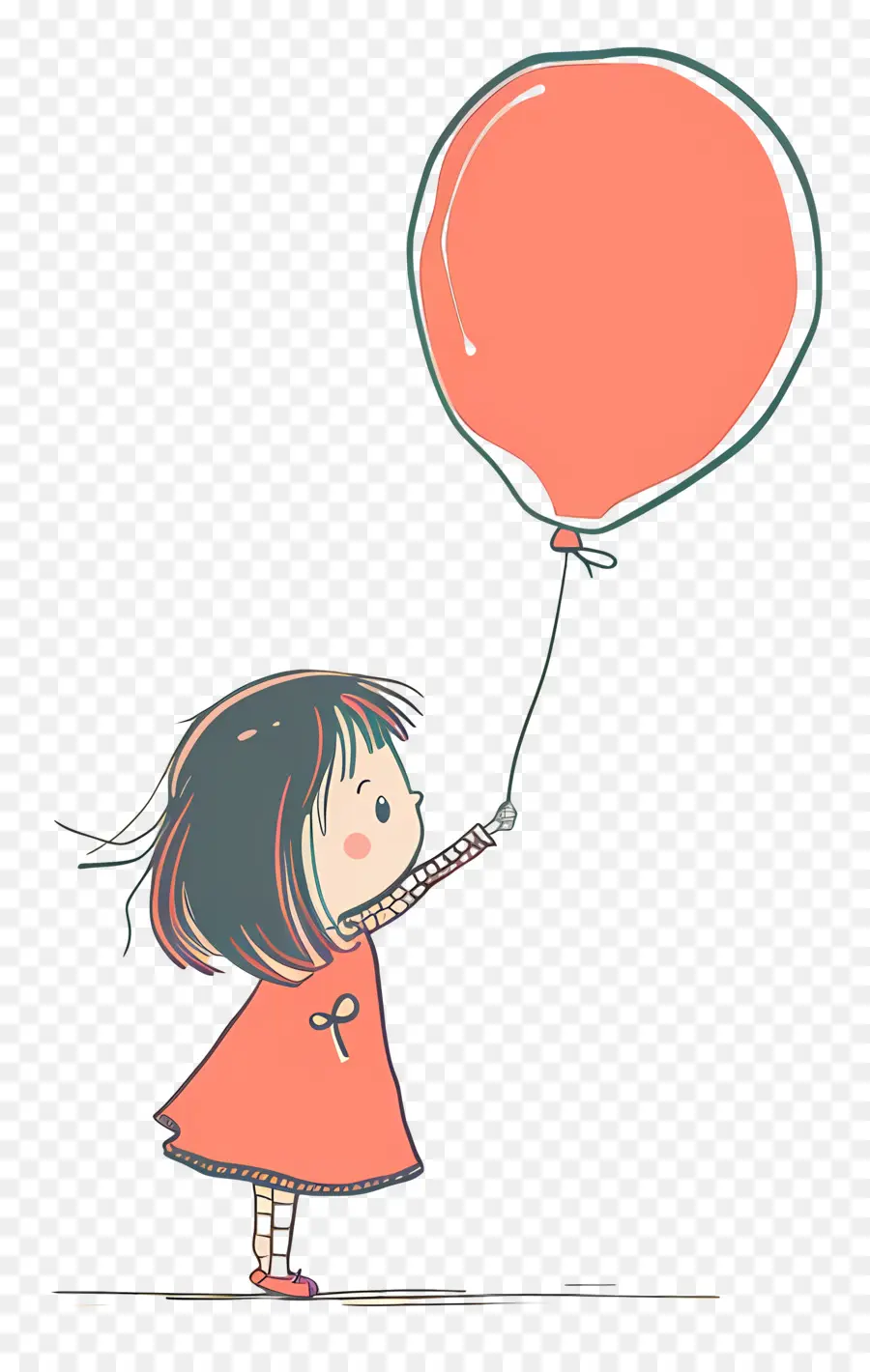 Niña，Niña Con Globo PNG