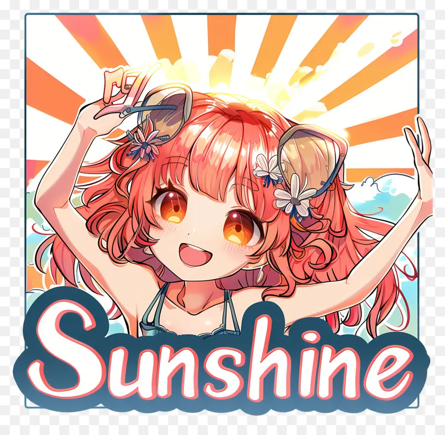 Hola Sunshine，Personaje De Dibujos Animados PNG