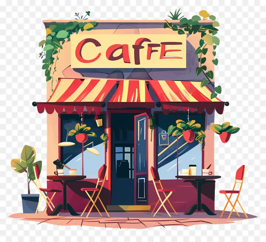 Café Acogedor，Café De La Esquina De La Calle PNG