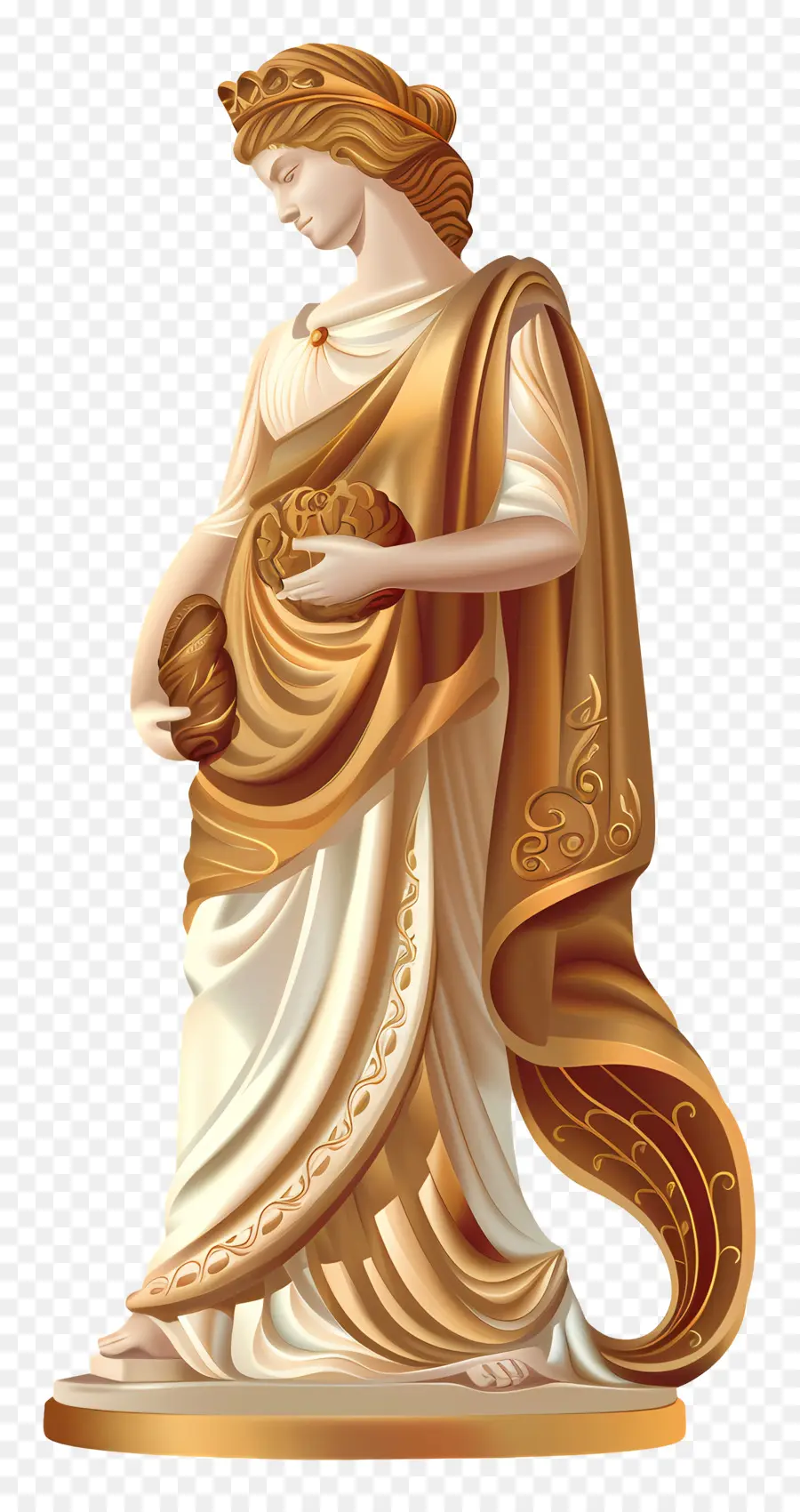 Diosa Del Parto，Estatua PNG