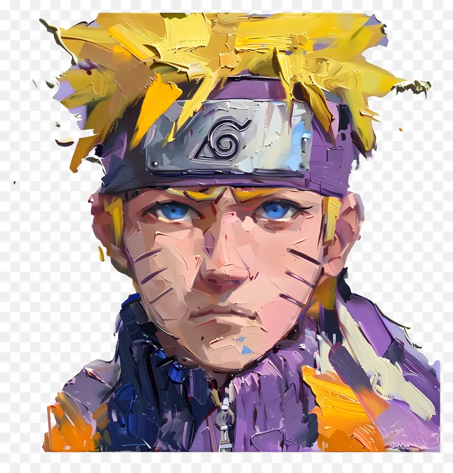 Pintura Al óleo，Naruto PNG