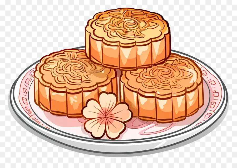 Pasteles De Luna，De Postre PNG