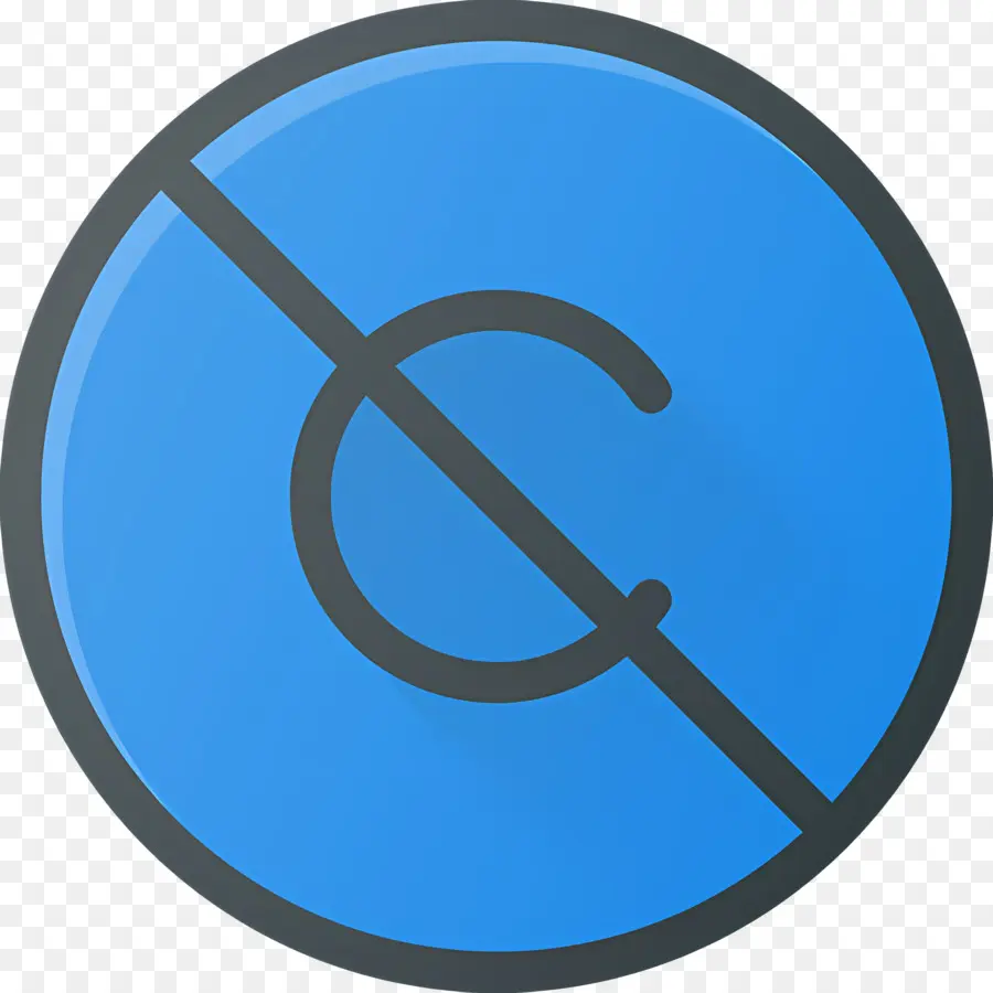 Sin Icono De Copyright，Circulo PNG