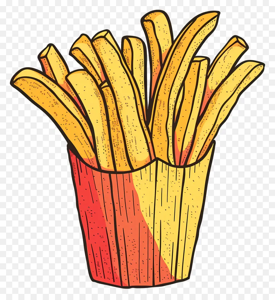 Las Papas Fritas，Comida Rápida PNG