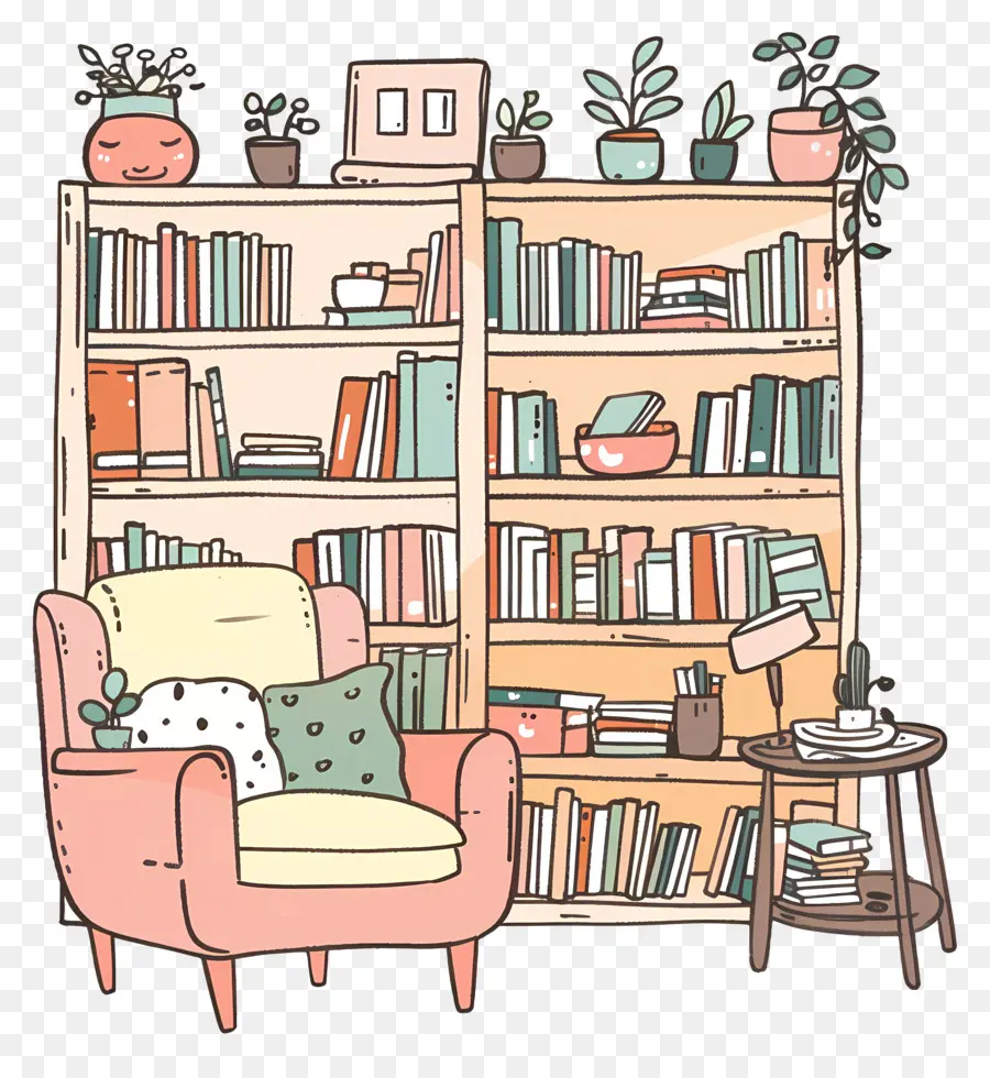 Biblioteca，Bookshelf PNG