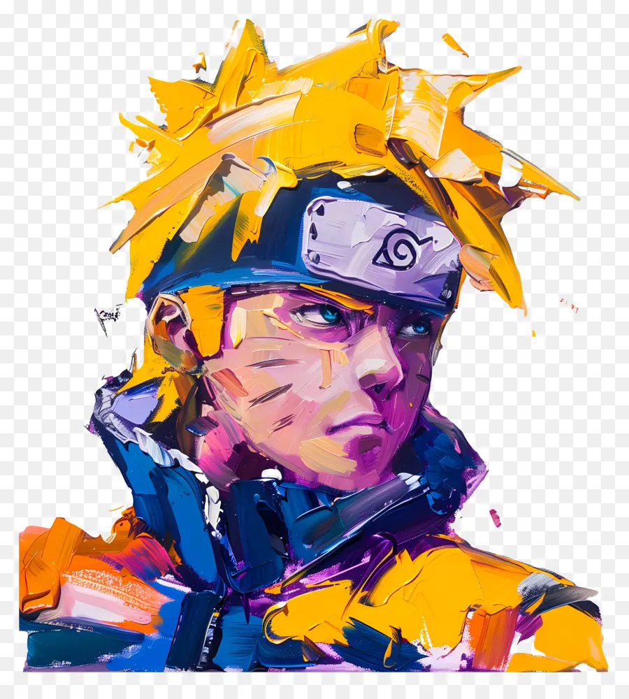 Pintura Al óleo，Naruto PNG