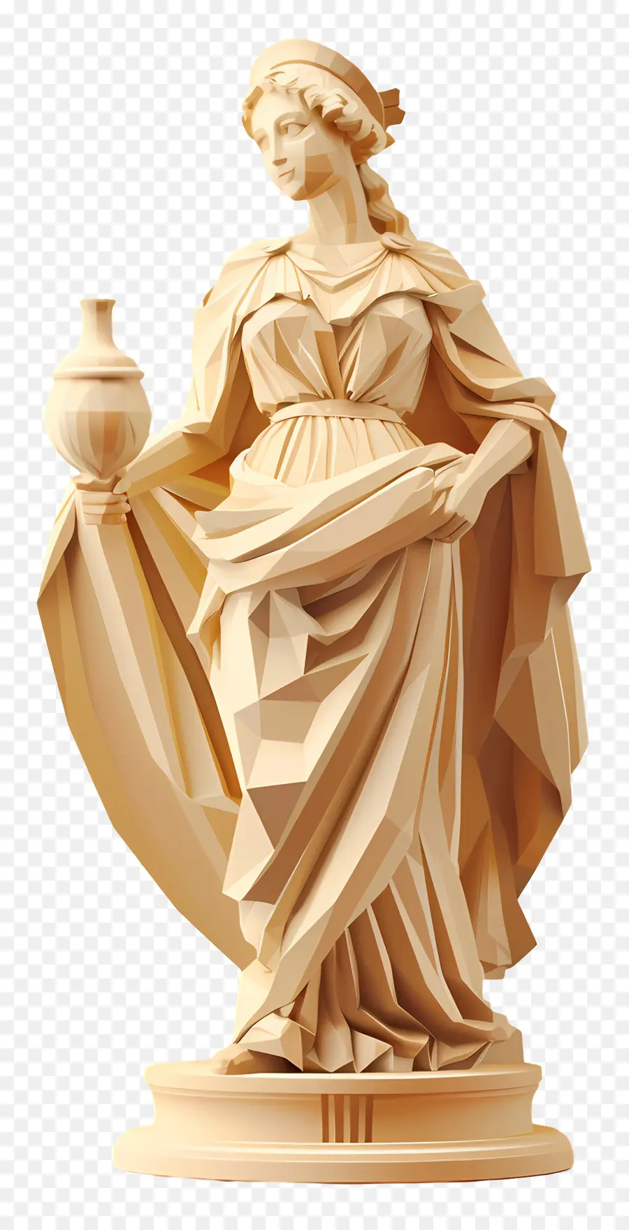 Diosa Del Parto，Estatua PNG