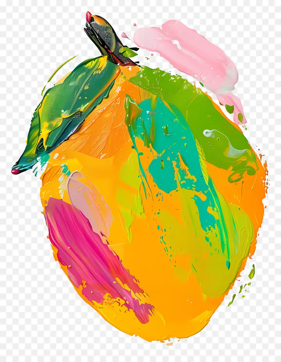 Pintura Al óleo，Mango PNG