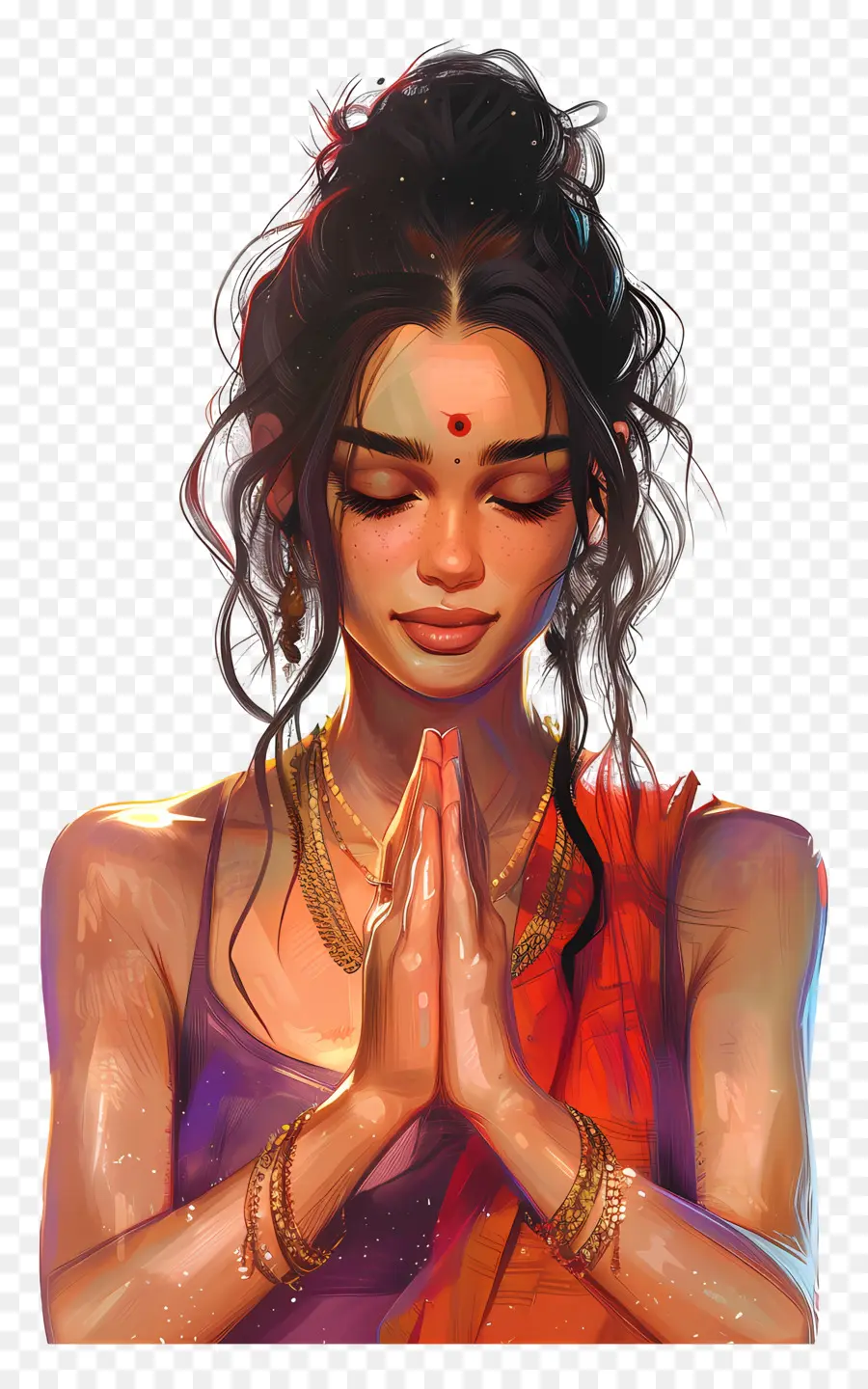 Namaste，Sari Indio PNG