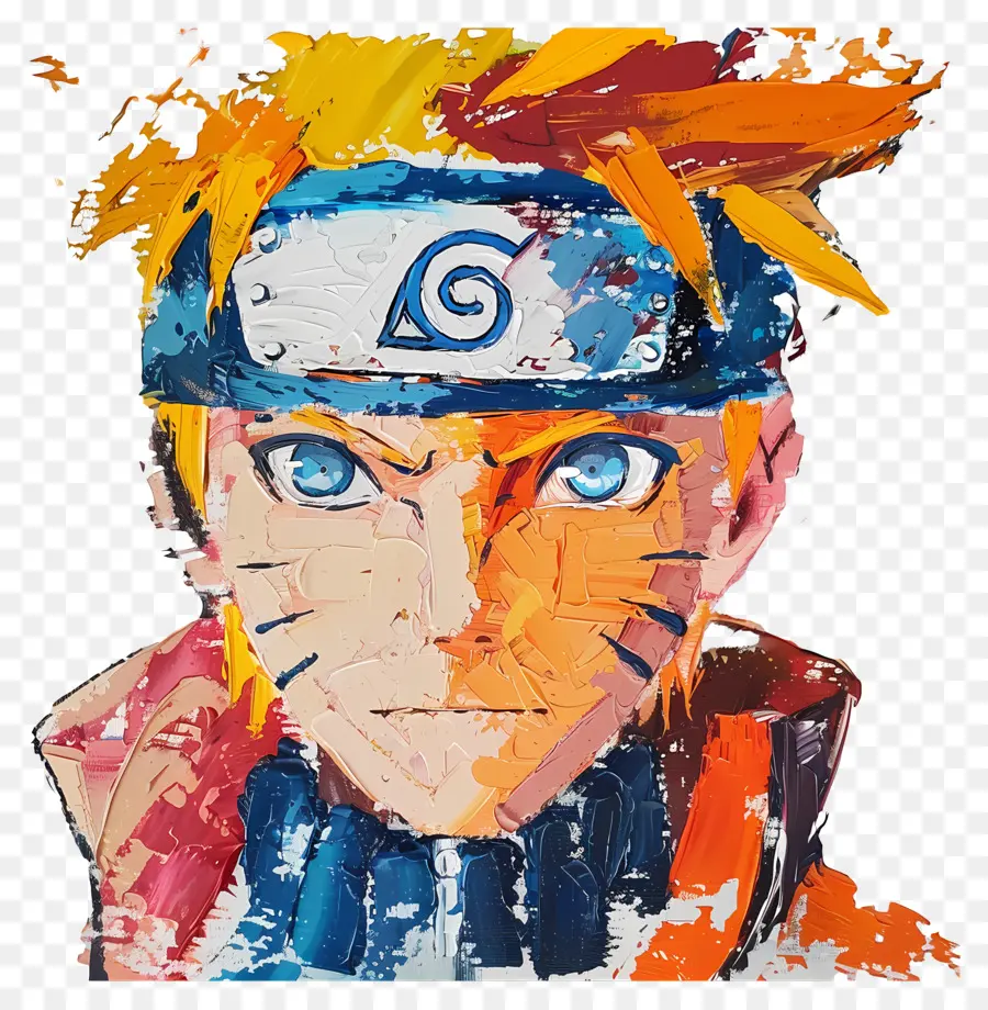 Pintura Al óleo，Naruto PNG