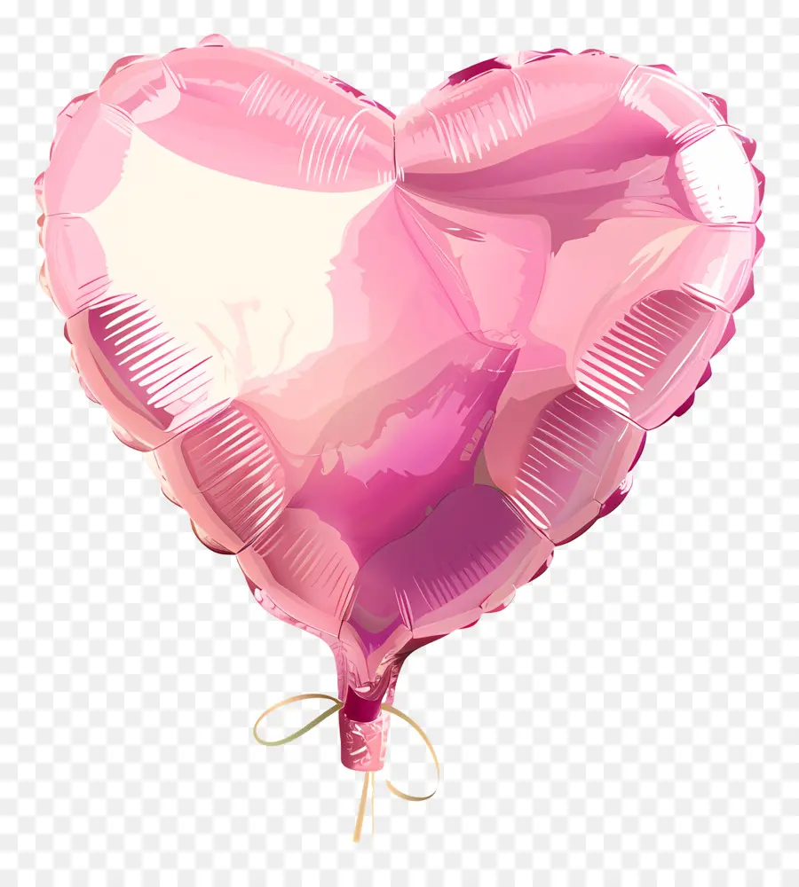 Globo De Corazón Rosa，Corazón Globo PNG