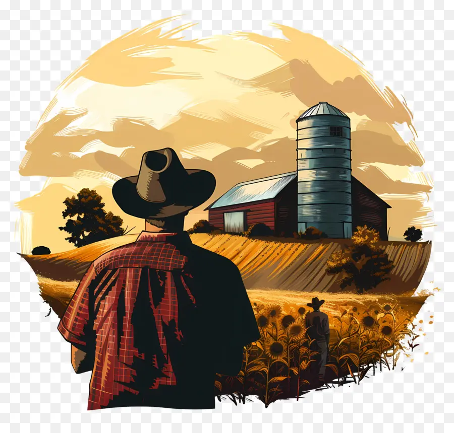 Farming，Agricultor PNG