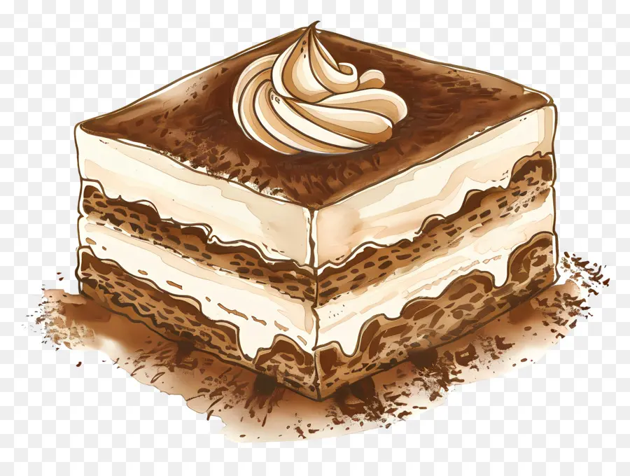 Tiramisú，Pastel De Chocolate PNG