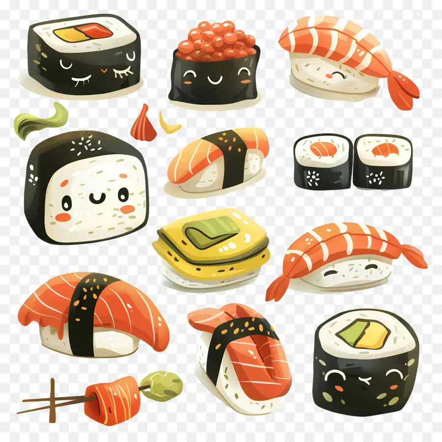 Sushi，Rollos PNG