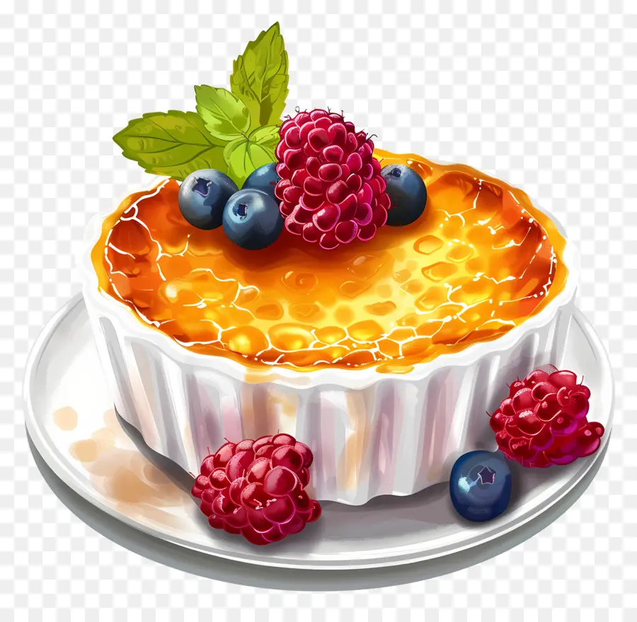 La Crème Brûlée，Los Productos Horneados PNG