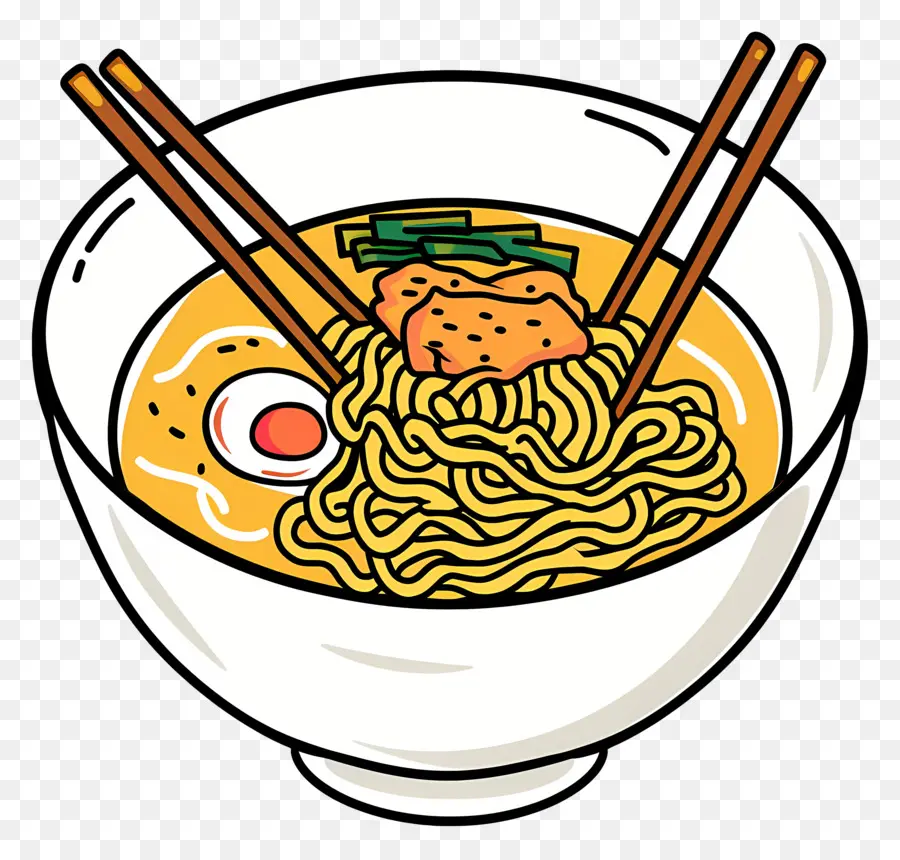 Fideos Ramen，Tazón De Fideos PNG