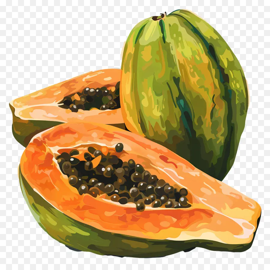 Papayas，La Papaya PNG
