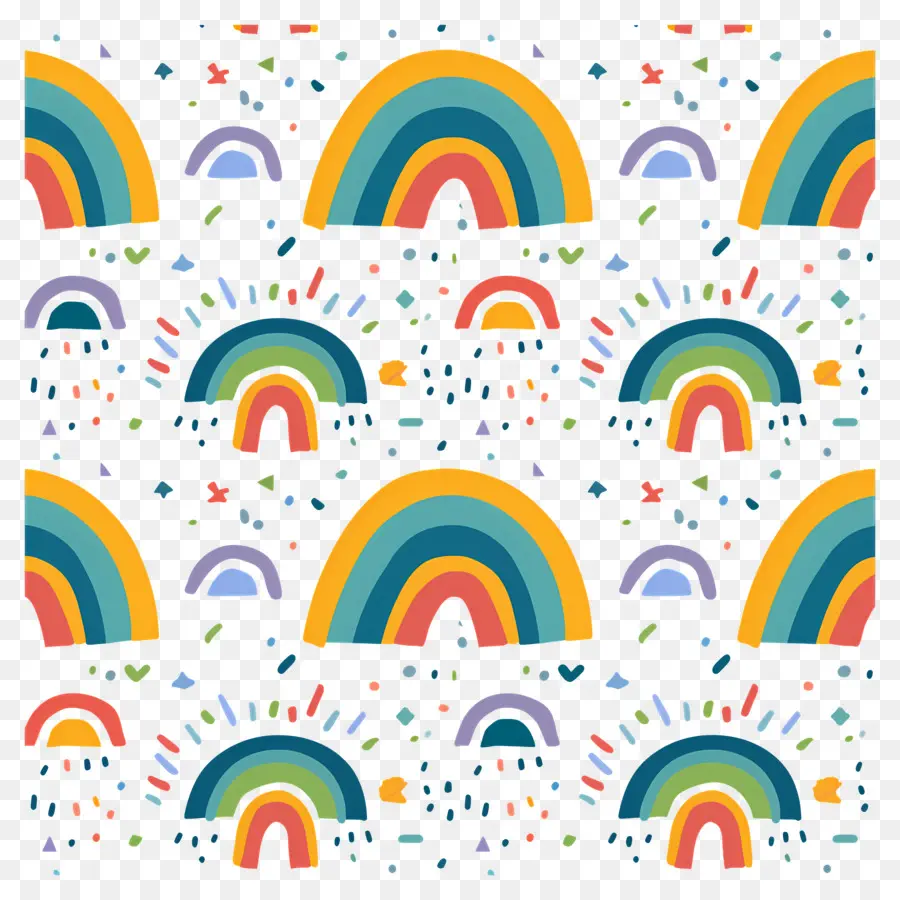 Arco Iris De Colores，Arco Iris PNG