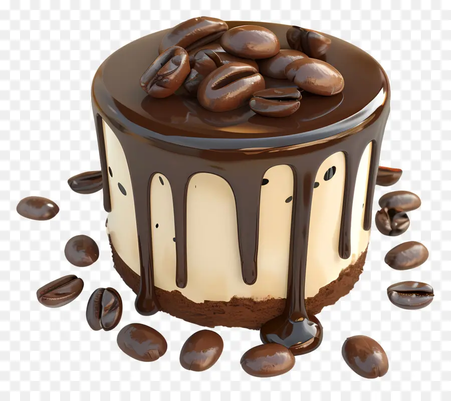 Pastel De Lava De Café，Pastel De Chocolate PNG