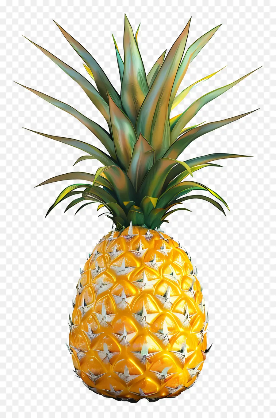 Piña，Frutos Comestibles PNG