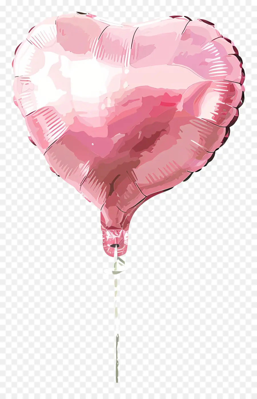 Globo De Corazón Rosa，Corazón Globo PNG