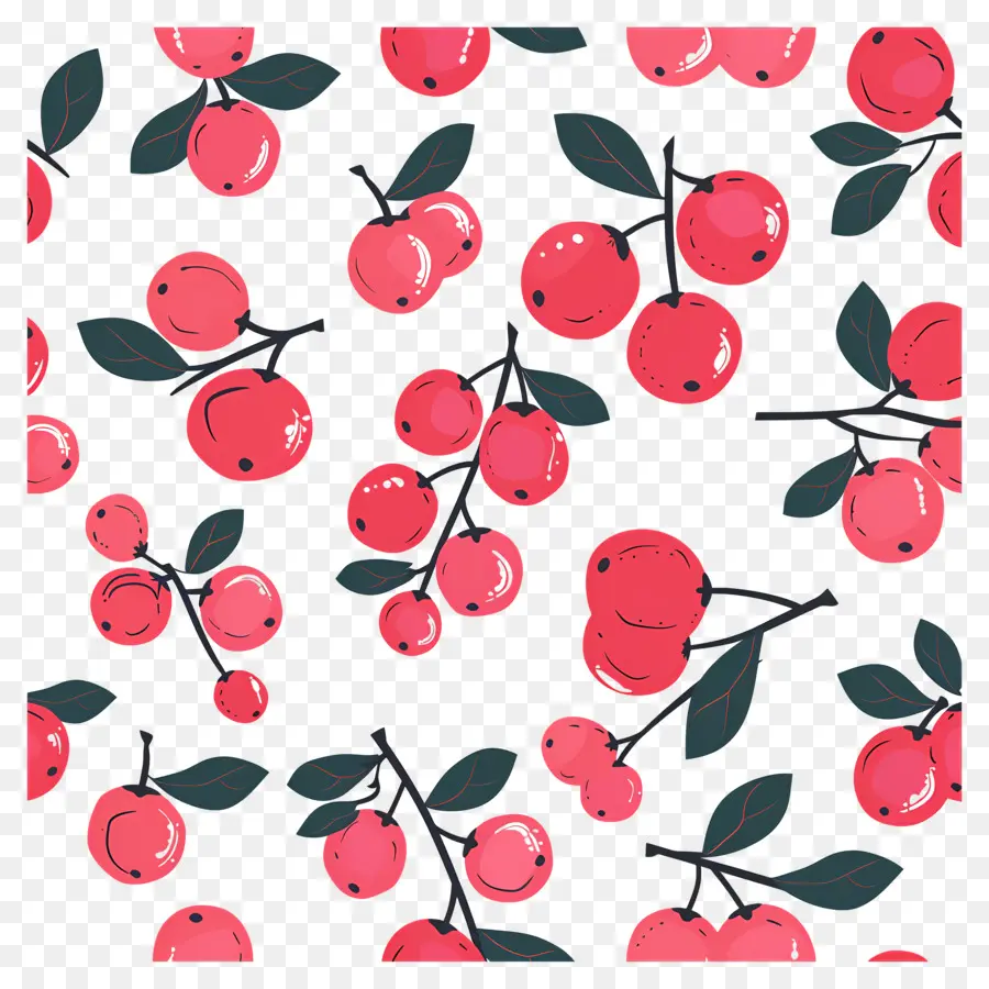 Patrón De Arándano，Las Manzanas Rojas PNG