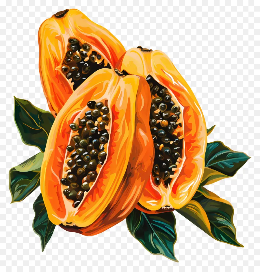 Papayas，La Papaya PNG