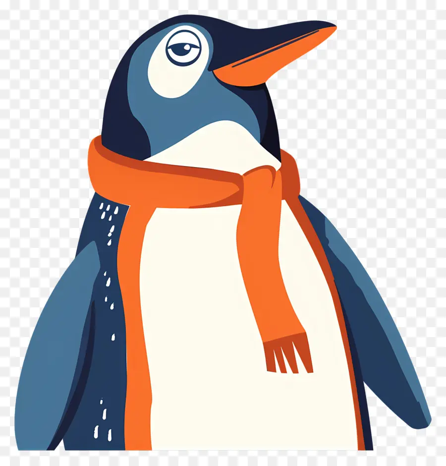 Pingüino，Bufanda PNG