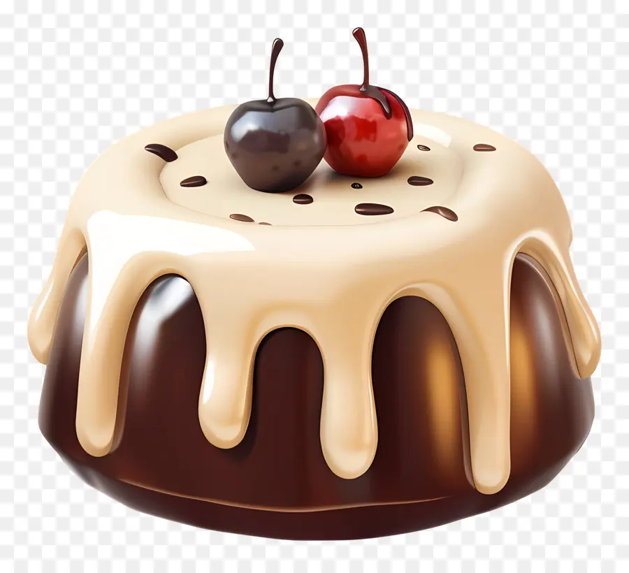 Pastel De Lava De Chocolate，Pastel PNG