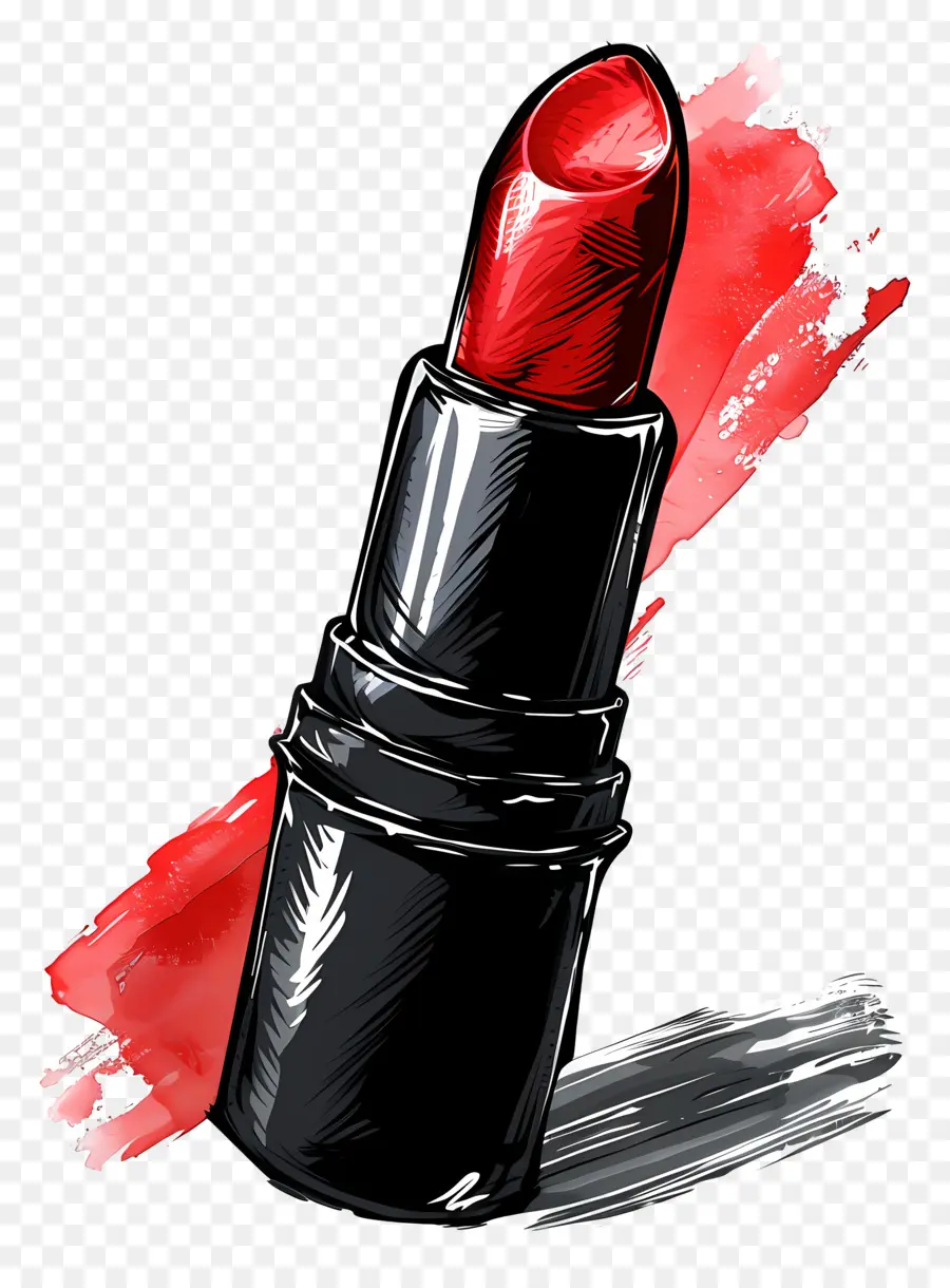 Barra De Labios，El Lápiz Labial Rojo PNG