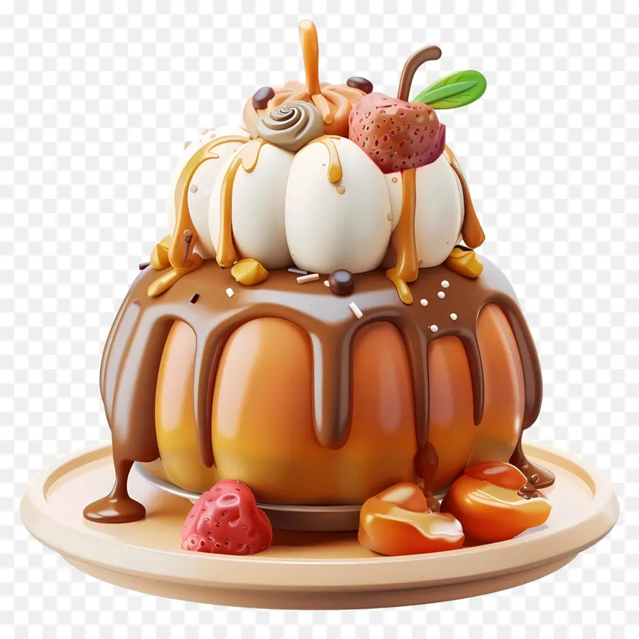 De Postre，Pastel De Chocolate PNG